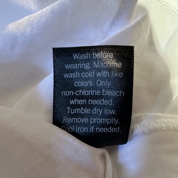 NWT women’s Simply Vera Vera Wang roll tab sleeve blouse SZ Large - Picture 5 of 5